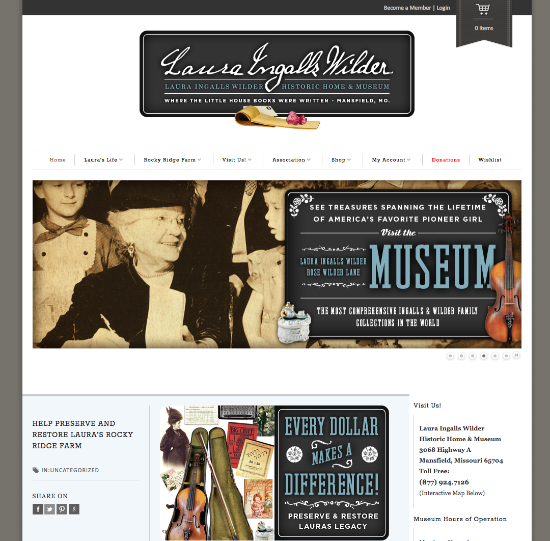 Laura Ingalls Wilder Historic Home & Museum, Mansfield, Mo